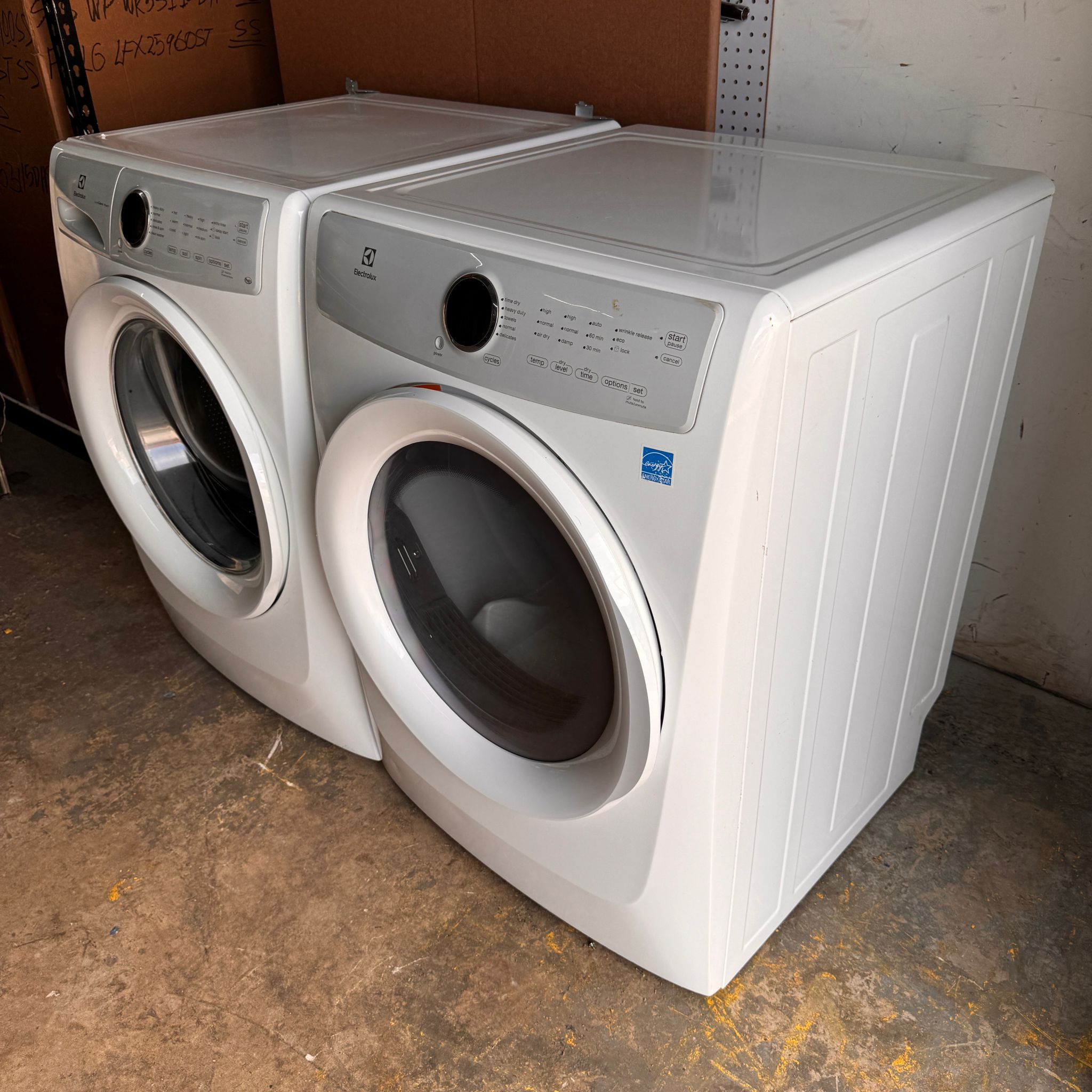 Electrolux Washer and Dryer Front Load Electrolux Washer and Dryer Front Load